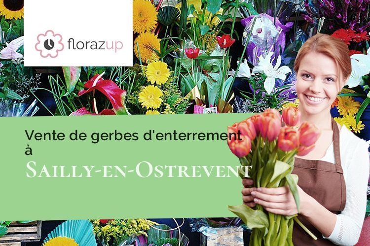 bouquets de fleurs pour un décès à Sailly-en-Ostrevent (Pas-de-Calais/62490)