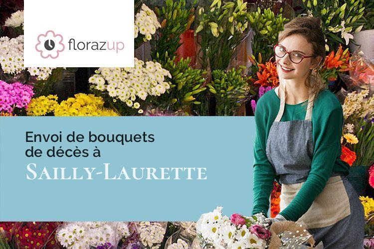 plantes pour un deuil à Sailly-Laurette (Somme/80800)