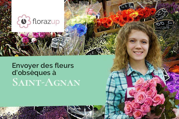 compositions de fleurs pour un décès à Saint-Agnan (Saône-et-Loire/71160)