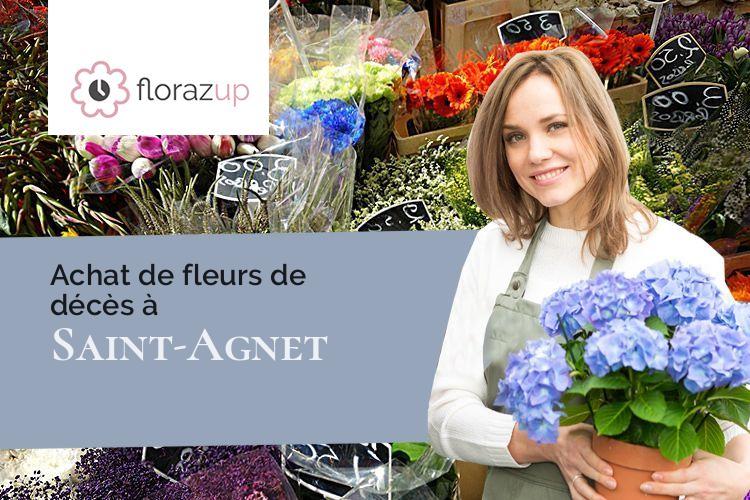 coupes de fleurs pour une crémation à Saint-Agnet (Landes/40800)