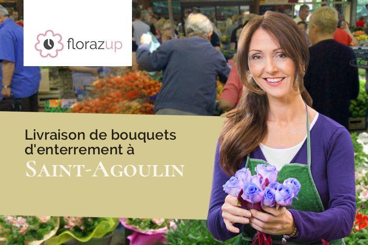bouquets de fleurs pour un deuil à Saint-Agoulin (Puy-de-Dôme/63260)