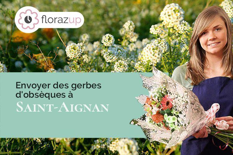 créations de fleurs pour des obsèques à Saint-Aignan (Loir-et-Cher/41110)