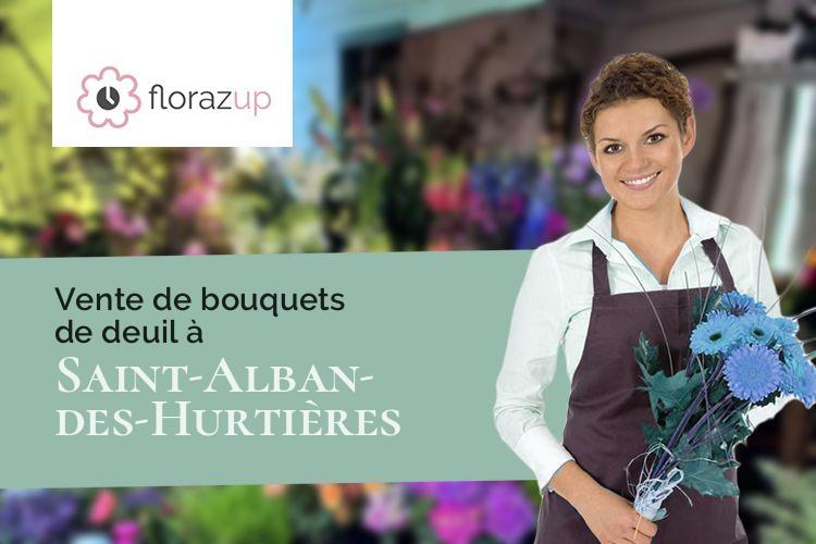 gerbes de fleurs pour des obsèques à Saint-Alban-des-Hurtières (Savoie/73220)
