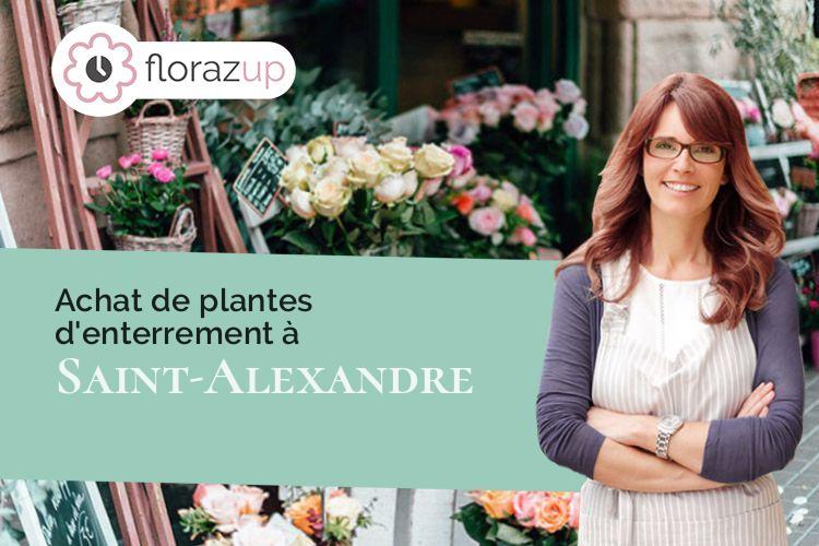 couronnes de fleurs pour un décès à Saint-Alexandre (Gard/30130)