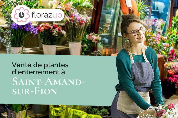 bouquets de fleurs pour un enterrement à Saint-Amand-sur-Fion (Marne/51300)