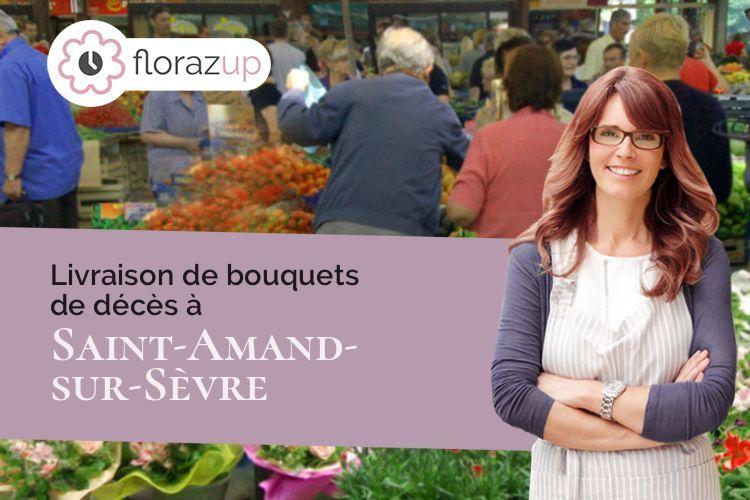 couronnes florales pour une crémation à Saint-Amand-sur-Sèvre (Deux-Sèvres/79700)