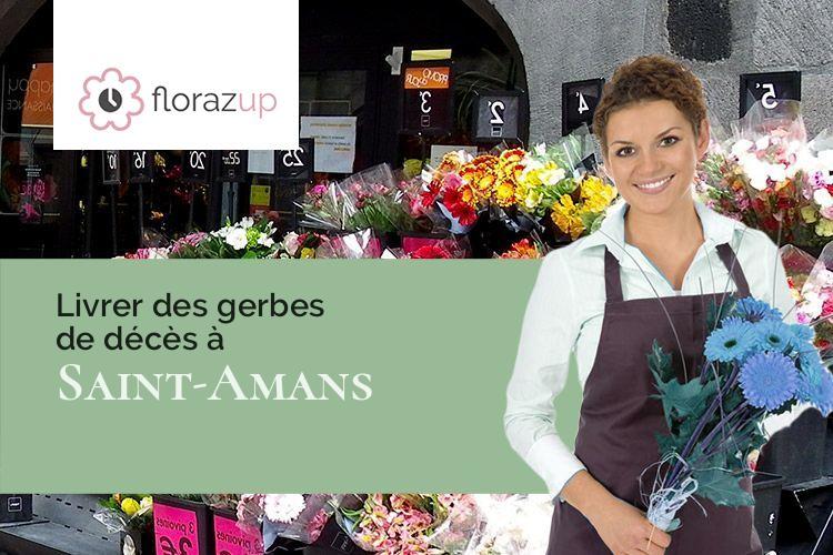compositions florales pour un décès à Saint-Amans (Lozère/48700)