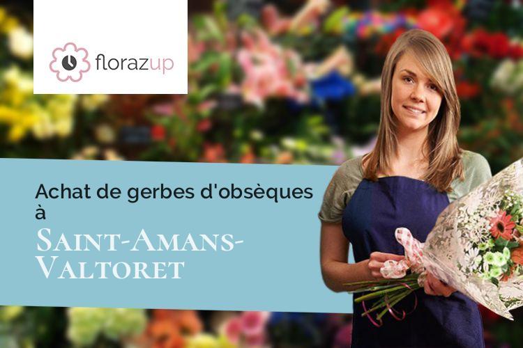 fleurs deuil pour un enterrement à Saint-Amans-Valtoret (Tarn/81240)
