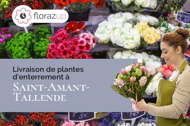 coupes de fleurs pour un deuil à Saint-Amant-Tallende (Puy-de-Dôme/63450)