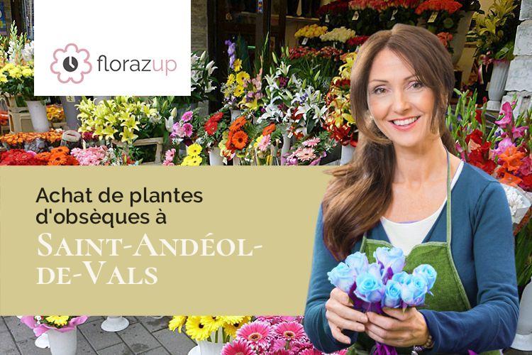 créations florales pour un deuil à Saint-Andéol-de-Vals (Ardèche/07600)