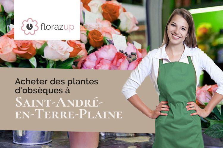 compositions de fleurs pour un enterrement à Saint-André-en-Terre-Plaine (Yonne/89420)