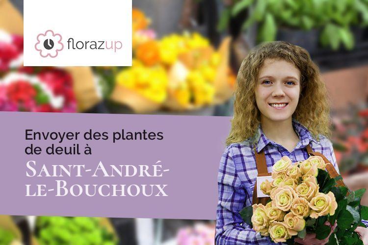coeurs de fleurs pour un deuil à Saint-André-le-Bouchoux (Ain/01240)