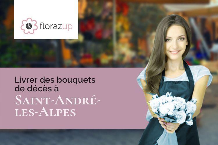 coeurs de fleurs pour un décès à Saint-André-les-Alpes (Alpes-de-Haute-Provence/04170)