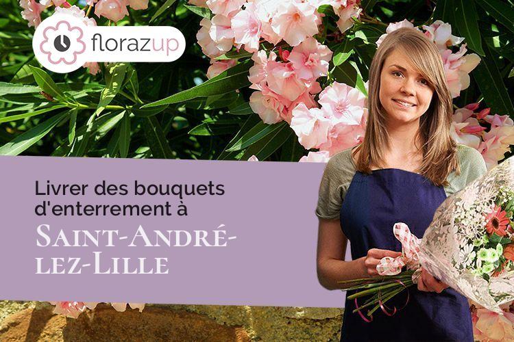 couronnes de fleurs pour une crémation à Saint-André-lez-Lille (Nord/59350)