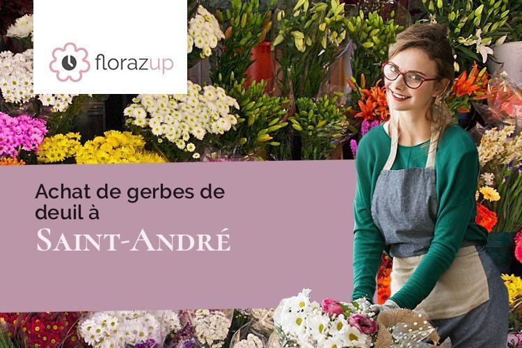 compositions de fleurs pour des funérailles à Saint-André (Savoie/73500)