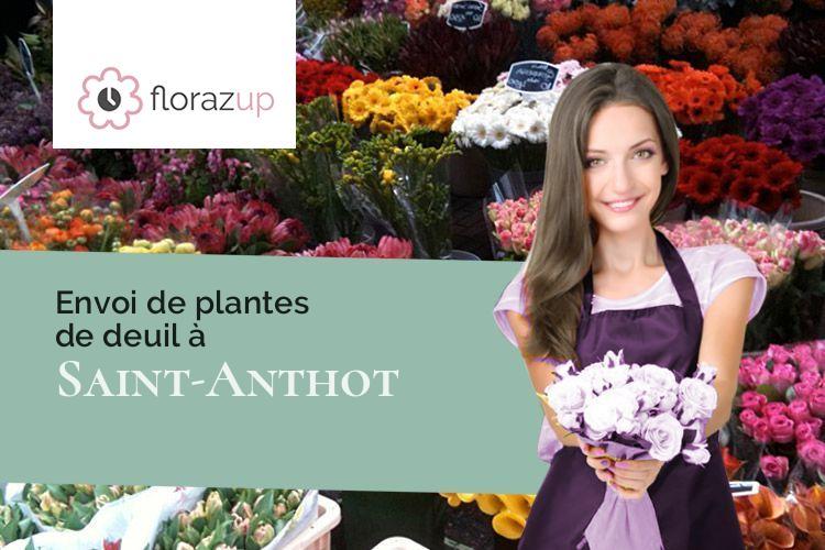 fleurs deuil pour une crémation à Saint-Anthot (Côte-d'Or/21540)