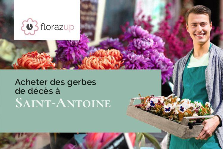 couronnes florales pour des obsèques à Saint-Antoine (Doubs/25370)