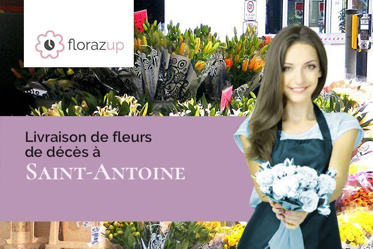 bouquets de fleurs pour des obsèques à Saint-Antoine (Gers/32340)