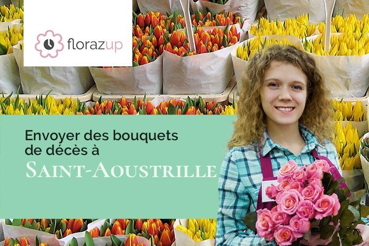 créations florales pour un décès à Saint-Aoustrille (Indre/36100)