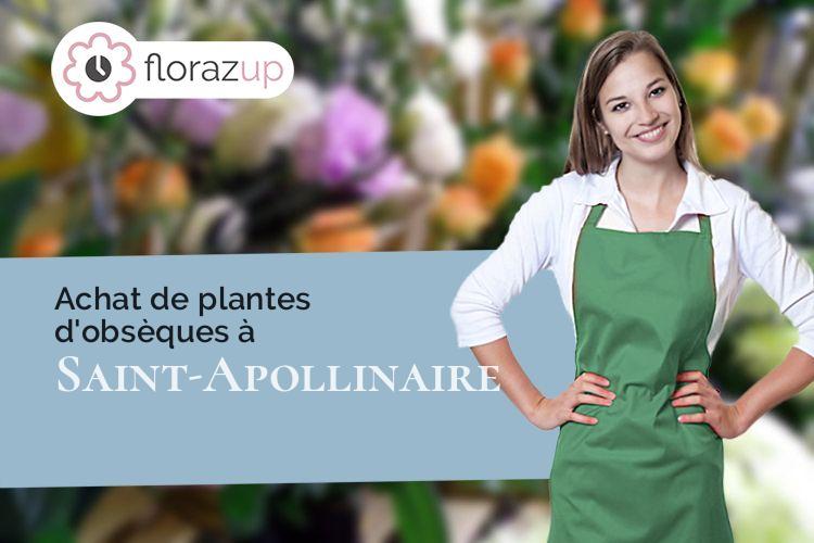 créations florales pour un décès à Saint-Apollinaire (Côte-d'Or/21850)