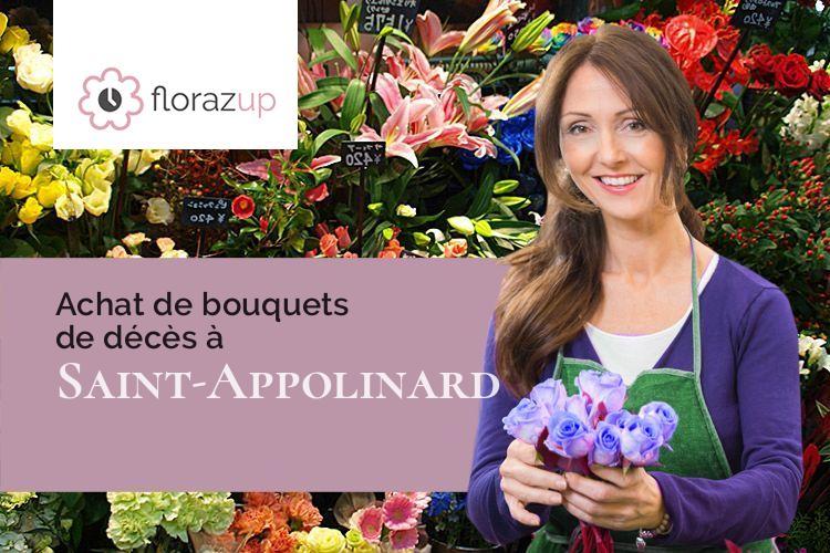 couronnes de fleurs pour une crémation à Saint-Appolinard (Isère/38160)