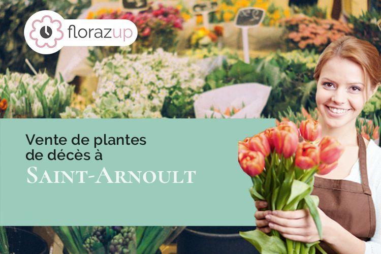 compositions florales pour un enterrement à Saint-Arnoult (Seine-Maritime/76490)
