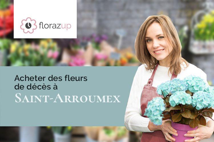 compositions de fleurs pour des funérailles à Saint-Arroumex (Tarn-et-Garonne/82210)