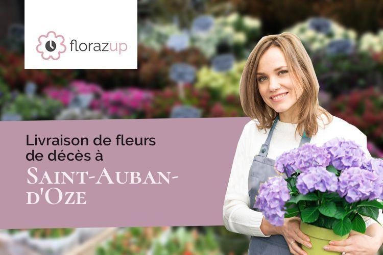 compositions de fleurs pour des obsèques à Saint-Auban-d'Oze (Hautes-Alpes/05400)