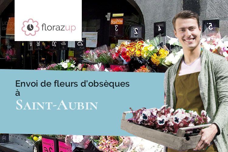 bouquets de fleurs pour un enterrement à Saint-Aubin (Côte-d'Or/21190)