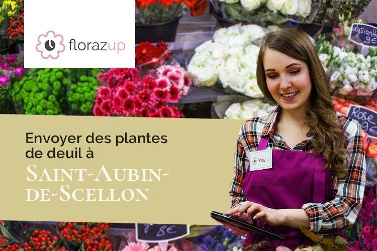 gerbes de fleurs pour une crémation à Saint-Aubin-de-Scellon (Eure/27230)