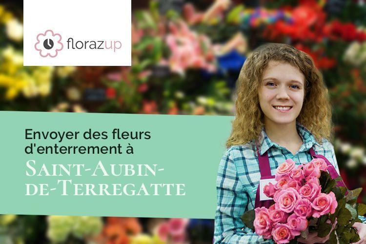 créations de fleurs pour une crémation à Saint-Aubin-de-Terregatte (Manche/50111)