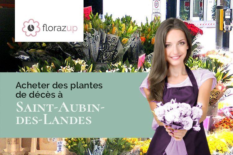 créations florales pour un décès à Saint-Aubin-des-Landes (Ille-et-Vilaine/35500)