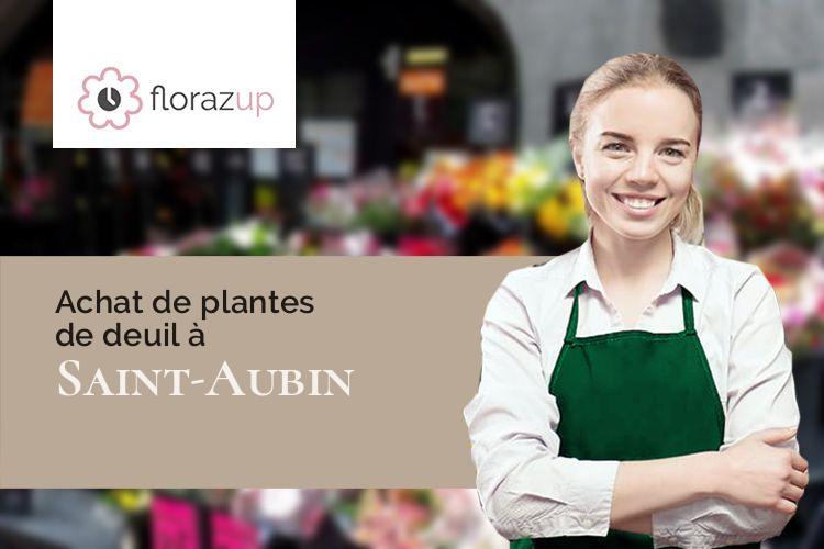 bouquets de fleurs pour un deuil à Saint-Aubin (Indre/36100)