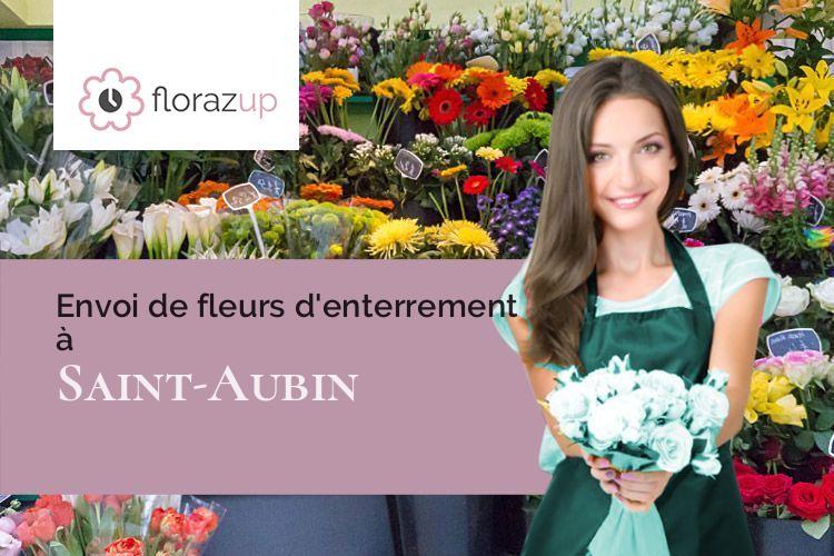 gerbes de fleurs pour des obsèques à Saint-Aubin (Lot-et-Garonne/47150)