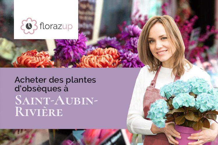 créations florales pour un enterrement à Saint-Aubin-Rivière (Somme/80430)