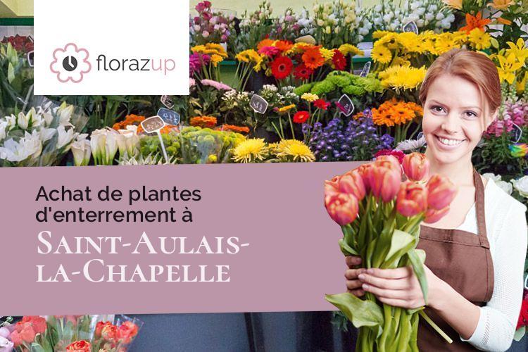 bouquets de fleurs pour des funérailles à Saint-Aulais-la-Chapelle (Charente/16300)