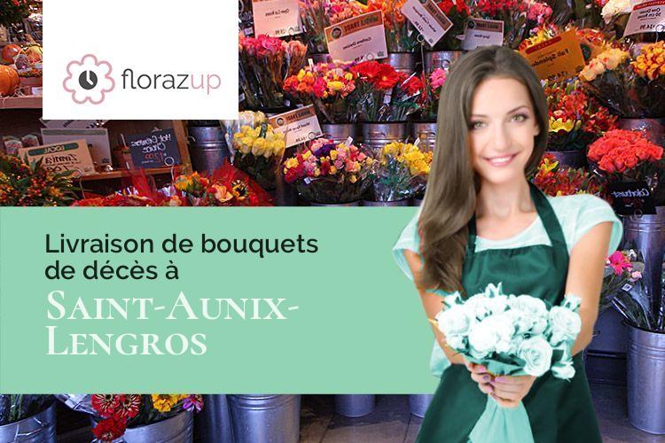 fleurs deuil pour des obsèques à Saint-Aunix-Lengros (Gers/32160)