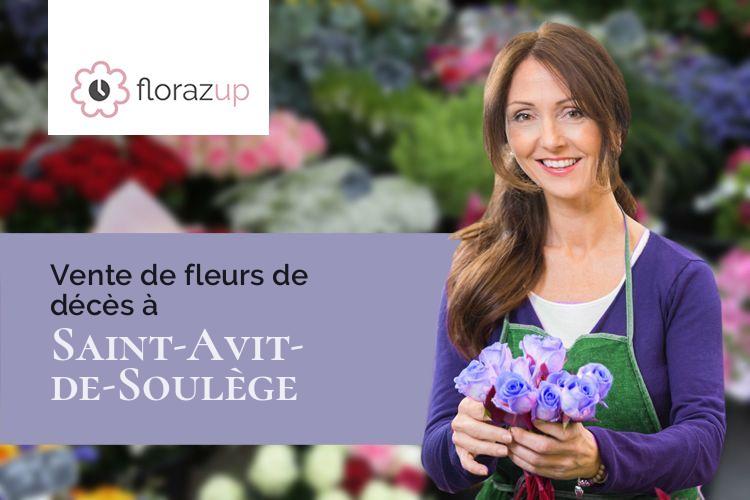 couronnes de fleurs pour un décès à Saint-Avit-de-Soulège (Gironde/33220)