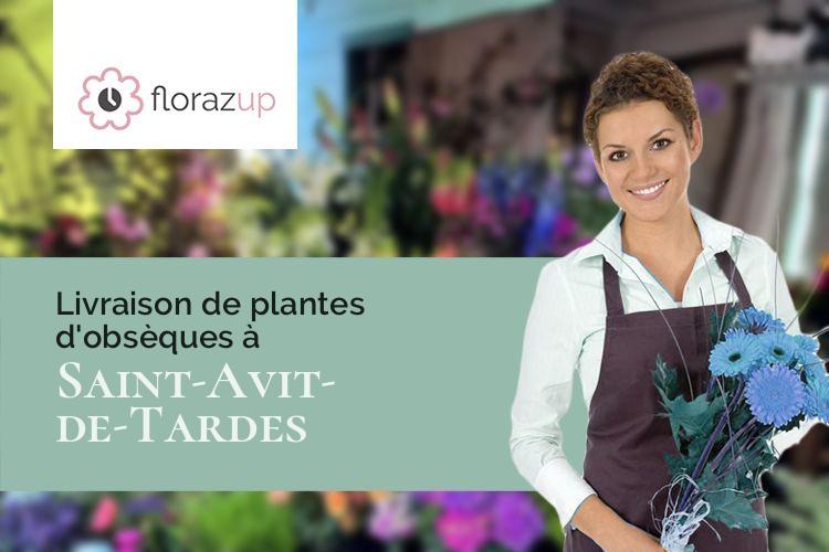 coeurs de fleurs pour un décès à Saint-Avit-de-Tardes (Creuse/23200)