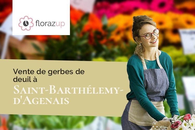 créations de fleurs pour un deuil à Saint-Barthélemy-d'Agenais (Lot-et-Garonne/47350)