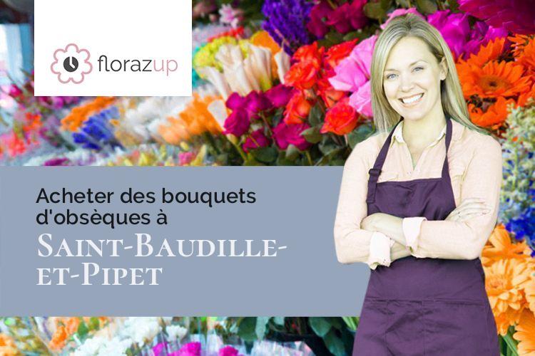 couronnes florales pour un enterrement à Saint-Baudille-et-Pipet (Isère/38710)