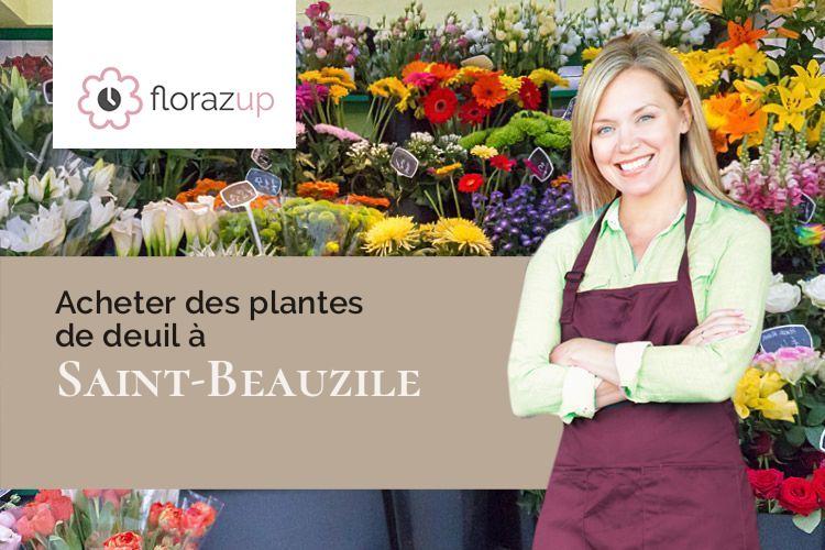 créations florales pour un décès à Saint-Beauzile (Tarn/81140)