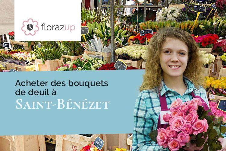 créations de fleurs pour des obsèques à Saint-Bénézet (Gard/30350)