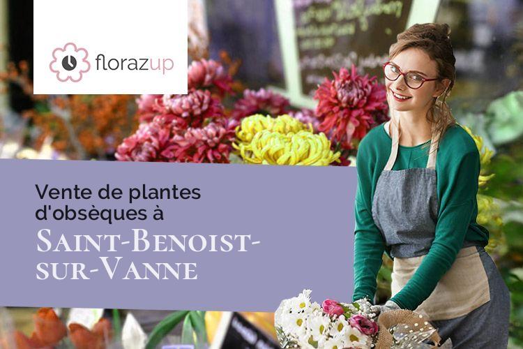 créations de fleurs pour un enterrement à Saint-Benoist-sur-Vanne (Aube/10160)