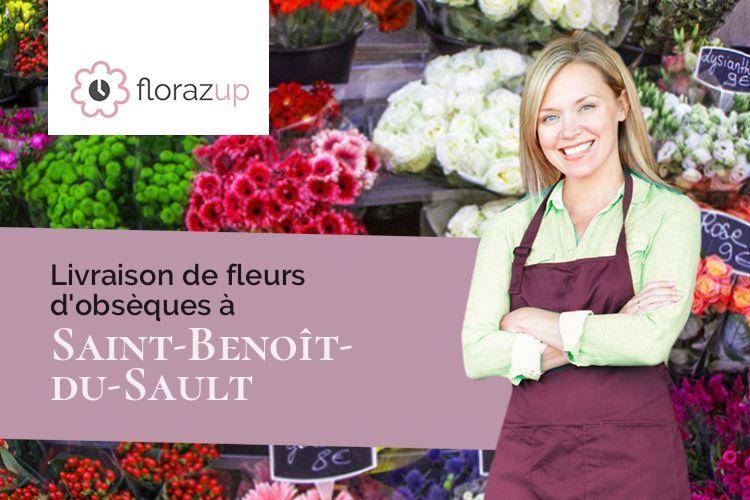 bouquets de fleurs pour une crémation à Saint-Benoît-du-Sault (Indre/36170)