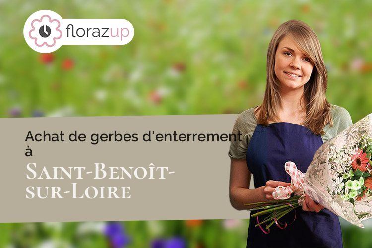 coupes de fleurs pour des obsèques à Saint-Benoît-sur-Loire (Loiret/45730)