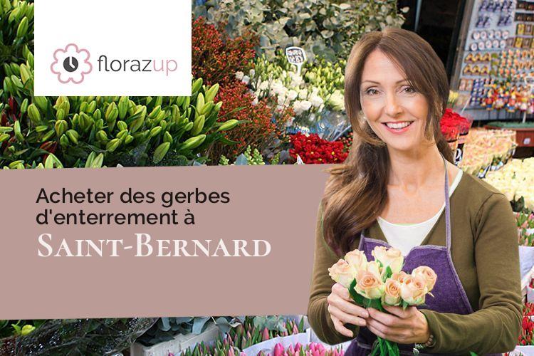 fleurs deuil pour un décès à Saint-Bernard (Haut-Rhin/68720)