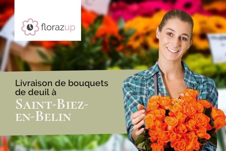 coupes de fleurs pour une crémation à Saint-Biez-en-Belin (Sarthe/72220)