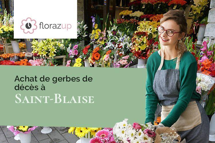 coupes de fleurs pour un décès à Saint-Blaise (Haute-Savoie/74350)