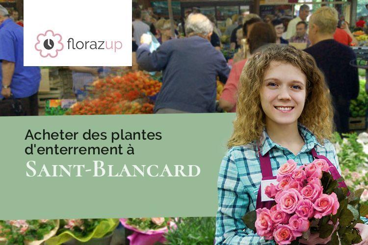 bouquets de fleurs pour un deuil à Saint-Blancard (Gers/32140)